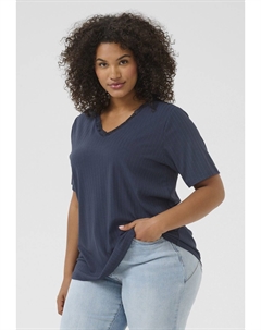 Базовая футболка KCFANANDA, темно-синий Kaffe curve