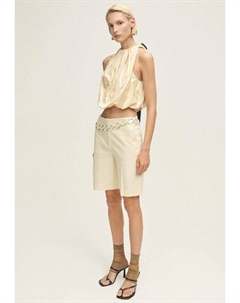 Блуза GLOVI, кремовый Mango