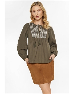 Блуза, зеленый Usha
