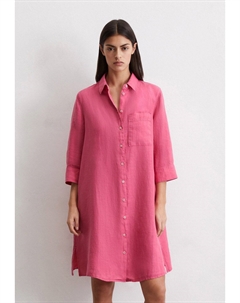 Платье-рубашка A SHAPED 3/4 SLEEVE SHORT LENGTH BREAST POCKET, светло-розовый Marc o'polo