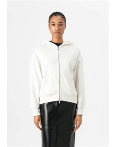 Толстовка с капюшоном LOGO FRENCH TERRY - Zip-up sweatshirt, кремовый Calvin klein