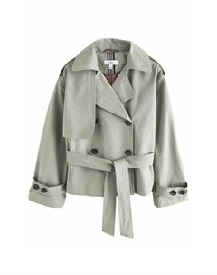 Летняя куртка REGULAR FIT - BELTED, серый Next