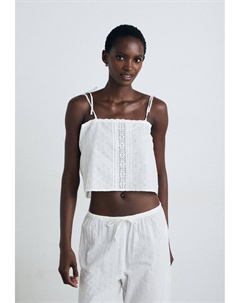 Верх пижамы CAMISOLE PYJAMA ANGLAIS, белый Lindex