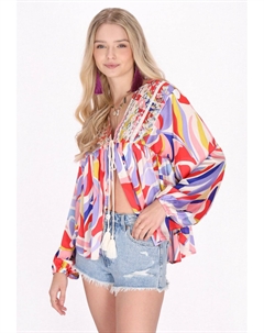 Блуза, мультиколор Izia