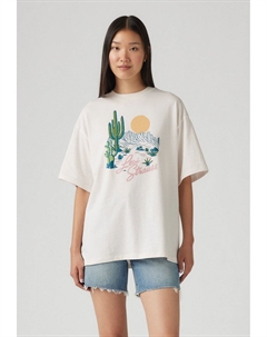 Футболка с принтом GRAPHIC STACK TEE, кремовый Levi's®