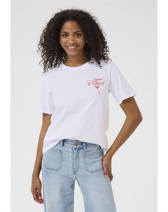 Футболка с принтом KALIVIA, белый Kaffe