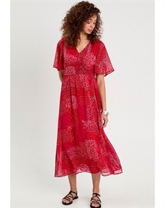 Повседневное платье MIT V-AUSSCHNITT, красный Cache cache