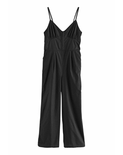 Комбинезон REGULAR FIT - CORSET DETAIL WIDE LEG, черный Next