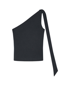 Топ ROUCHED ASY, темно-серый Scalpers