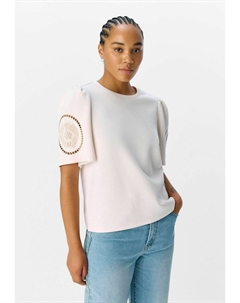 Футболка с принтом BESTICKTES, белый Object