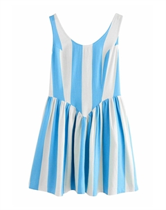 Повседневное платье REGULAR FIT - SLEEVELESS SCOOP NECK WAISTED, синий Next