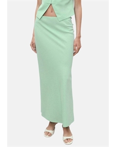 Юбка макси LAGUNA, светло-зеленый Mango