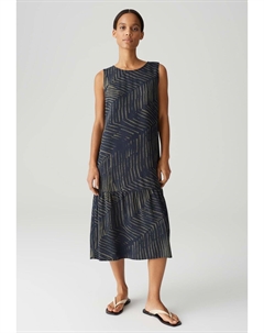 Повседневное платье RELAXED MIDI A-LINE FIT PRINT, синий Opus