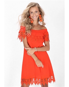 Повседневное платье, оранжевый Izia