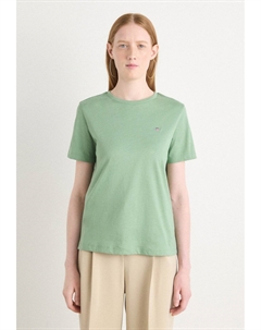 Базовая футболка SHIELD, зеленый Gant