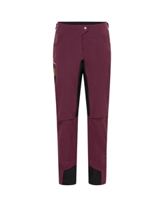 Женские легкие брюки из софтшелла Qimsa, красный Vaude