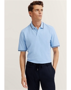 Рубашка поло BASIC, светло-голубой Bugatti