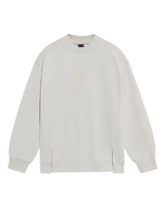Худи x Dragon Crossover Series Loose Round Neck Pullover 'White', белый Li-ning