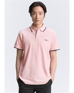 Рубашка поло MIT STRETCH, светло-розовый Tom tailor