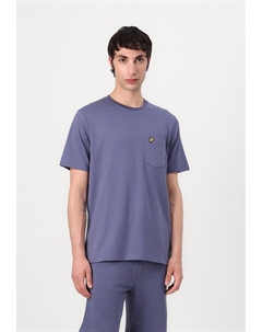 Базовая футболка POCKET, темно-фиолетовый Lyle & scott