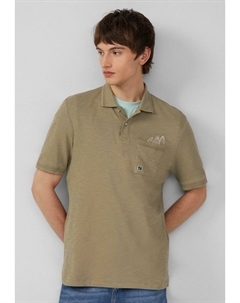 Рубашка поло STICKEREI, оливковый S.oliver