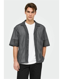 Рубашка ONSNOVAK RESORT ZIG ZAG, серый Only & sons