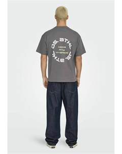 Футболка с принтом ONSENZO, серый Only & sons