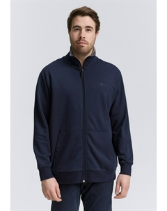 Толстовка на молнии PLUS SIZE - MIT STEHKRAGEN, темно-синий Tom tailor