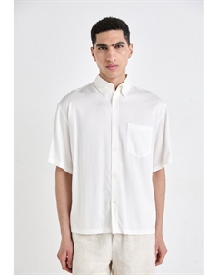 Рубашка OVERSIZED BOXY SHORT SLEEVE, белый Weekday