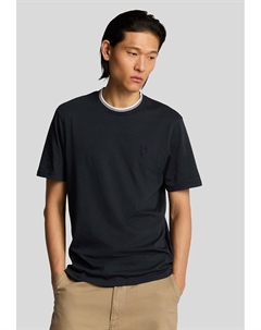 Базовая футболка TIPPED SUPERFINE, темно-синий Lyle & scott