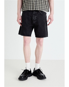Джинсовые шорты SPACE RELAXED, черный Weekday