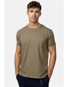 Базовая футболка JON, хаки Indicode jeans