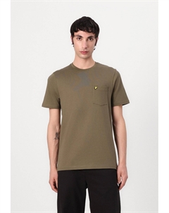 Базовая футболка POCKET, песочный Lyle & scott