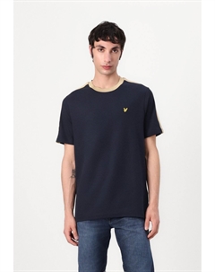 Базовая футболка CONTRAST TAPED, темно-синий Lyle & scott