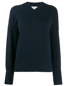 Sportmax приталенный свитер с длинными рукавами xs синий Sportmax