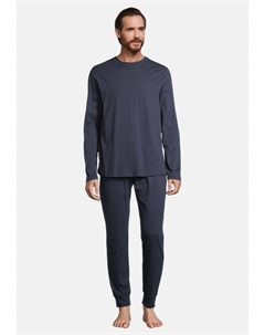 Пижамный комплект HOME SET - Pyjamas, темно-синий Schiesser