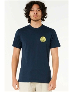 Футболка с принтом, синий Rip curl