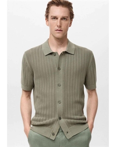 Рубашка STRUCTURE, хаки Mango