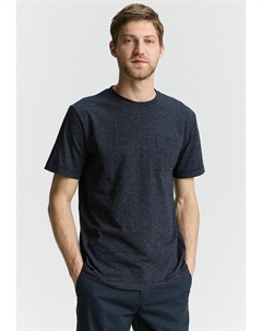 Футболка с принтом MIT BRUSTTASCHE, цвет Navy Multicolor Nep Tom tailor