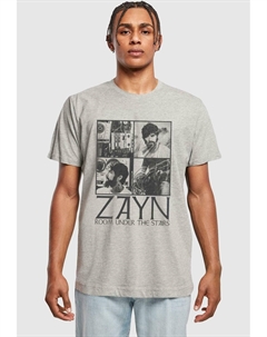 Футболка с принтом ZAYN - QUAD COLLAGE, светло-серый Merchcode