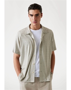 Рубашка GEOMETRISCHES MUSTER, бежевый Guess