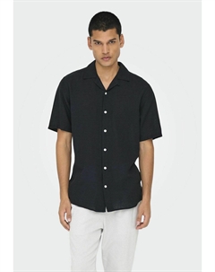 Рубашка ONSCAIDEN LIFE SOLID RESORT, черный Only & sons