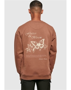 Толстовка FLUTTER AND BLOOM CREWNECK, коричневый Merchcode