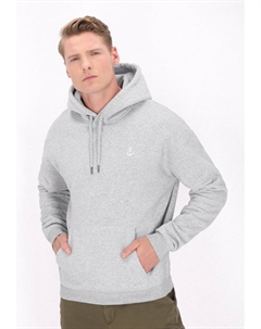 Толстовка Hoodie, пятнистый серый Dreimaster