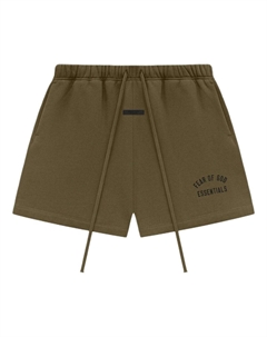 Спортивные шорты Fleece Soccer Short 'Olive', оливкого-зеленый Fear of god essentials