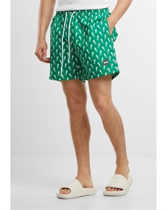 Шорты для плавания PATTERN, светло-зеленый Urban classics