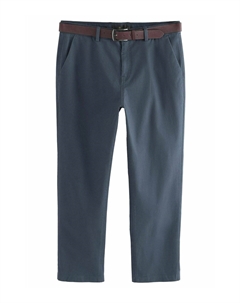 Чиносы BELTED SOFT TOUCH REGULAR FIT, синий Next