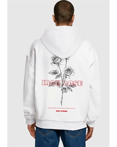 Толстовка IRON ROSE - Hoodie, белый Merchcode