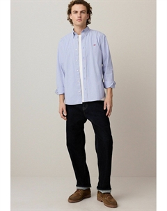 Рубашка REGULAR FIT STRIPED LONG SLEEVE, синий Next