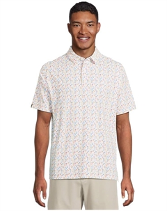 Поло Cocktail Print Polo, цвет Bright White Callaway